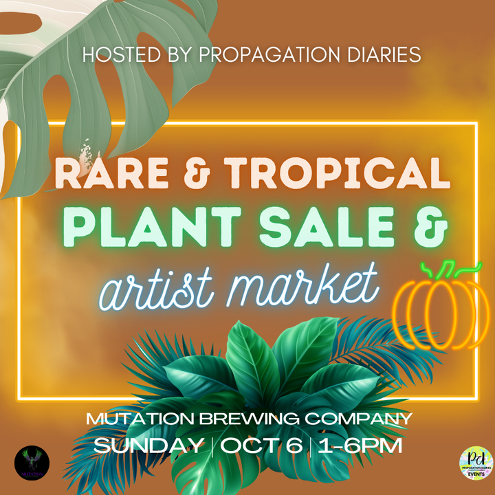 10/6: Mutation Brewing Plant Sale, Vendor & Artist Market - Vending Fee