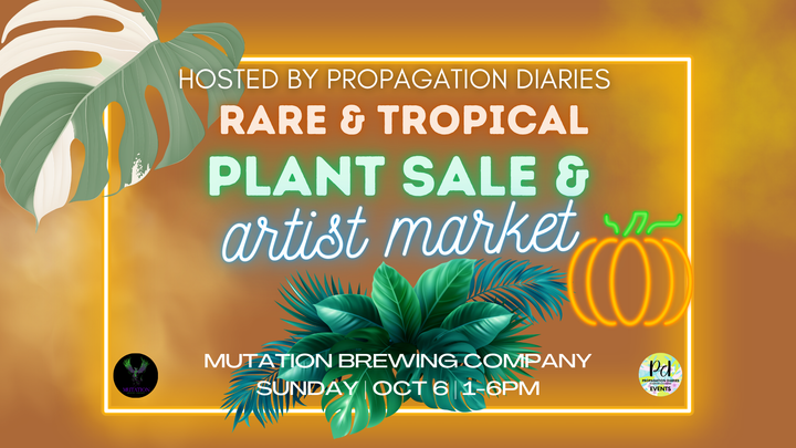 10/6: Mutation Brewing Plant Sale, Vendor & Artist Market - Vending Fee