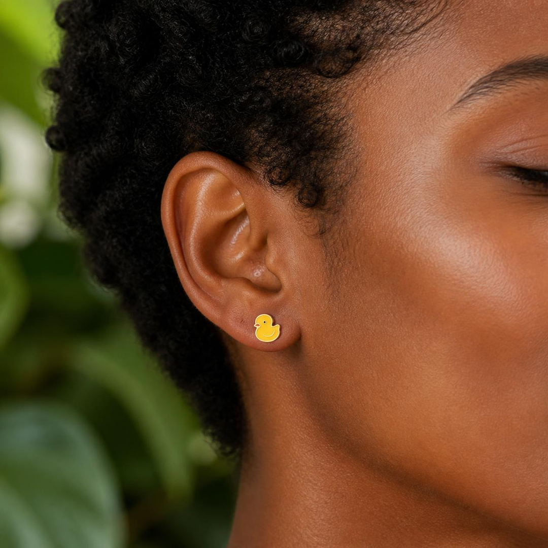 Duck Stud Earrings