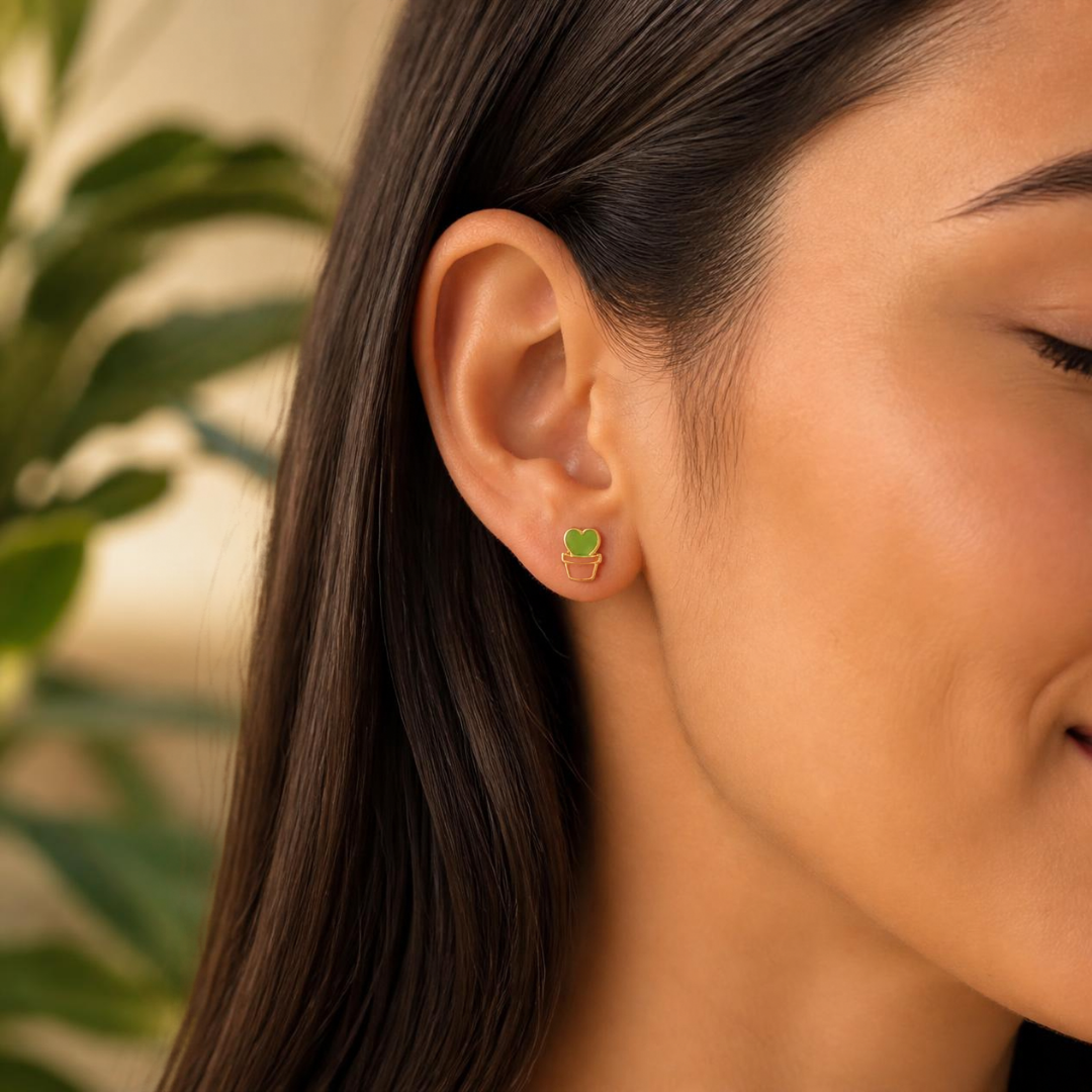 Potted Kerrii Stud Earrings