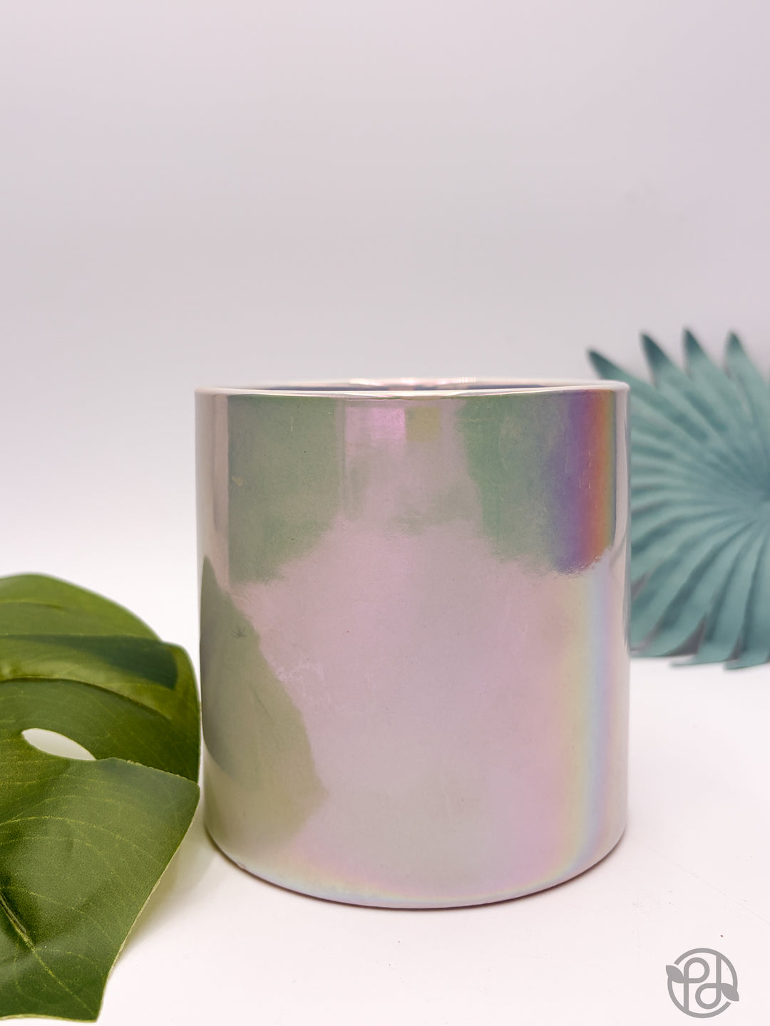 Iridescent Ceramic Planter – 4.25"