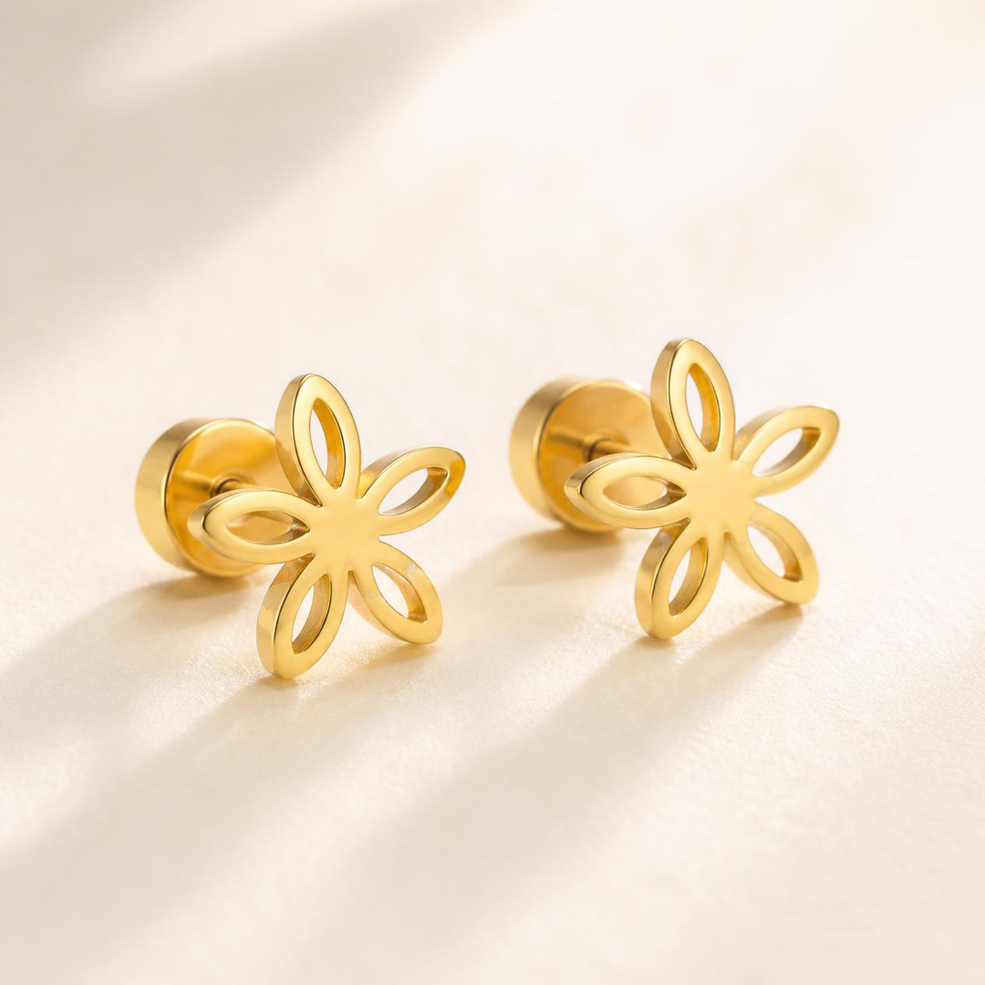 Flower Stud Earrings