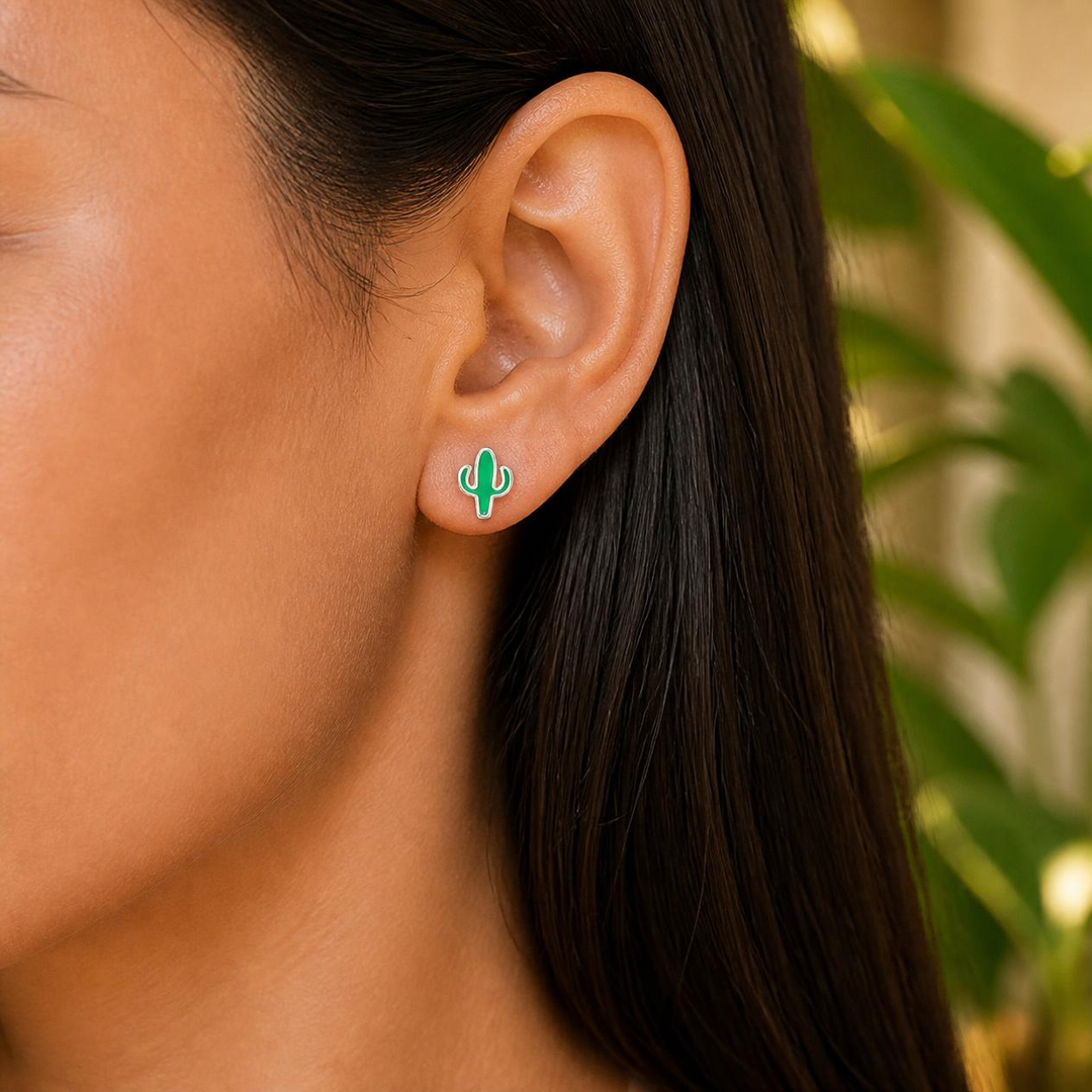 Cactus Stud Earrings