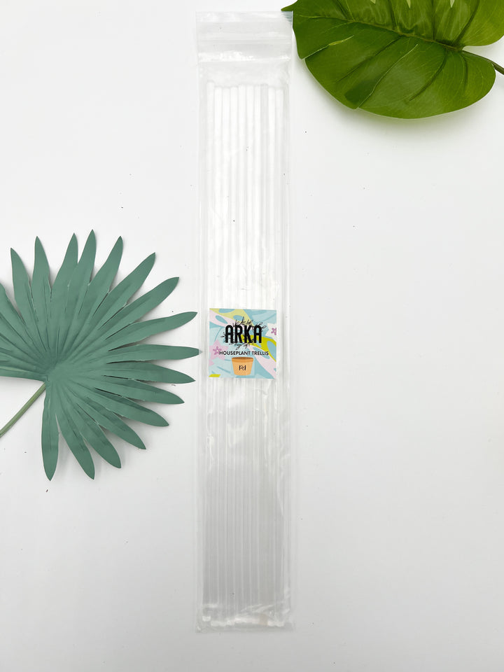 Arka Acrylic Plant Support Stick (16" Set of 10)