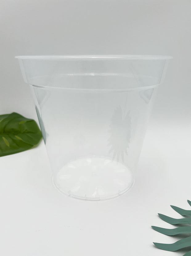 Clear Grower's Pot - 8 inch