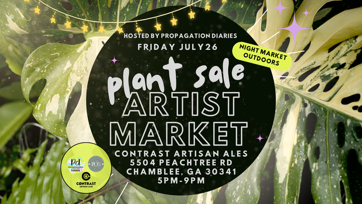 7/26: Chamblee Night Market Plant Sale, Vendor & Artist Market - Vending Fee