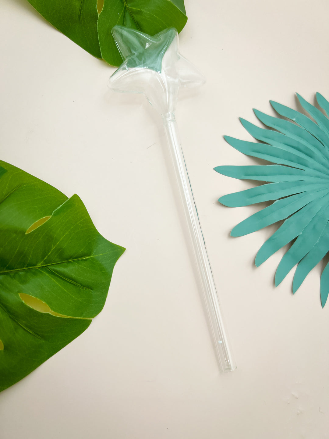 plant straws self watering Self-Watering Glass Watering Wands (2 Pack) Iridescent Rainbow / Stars