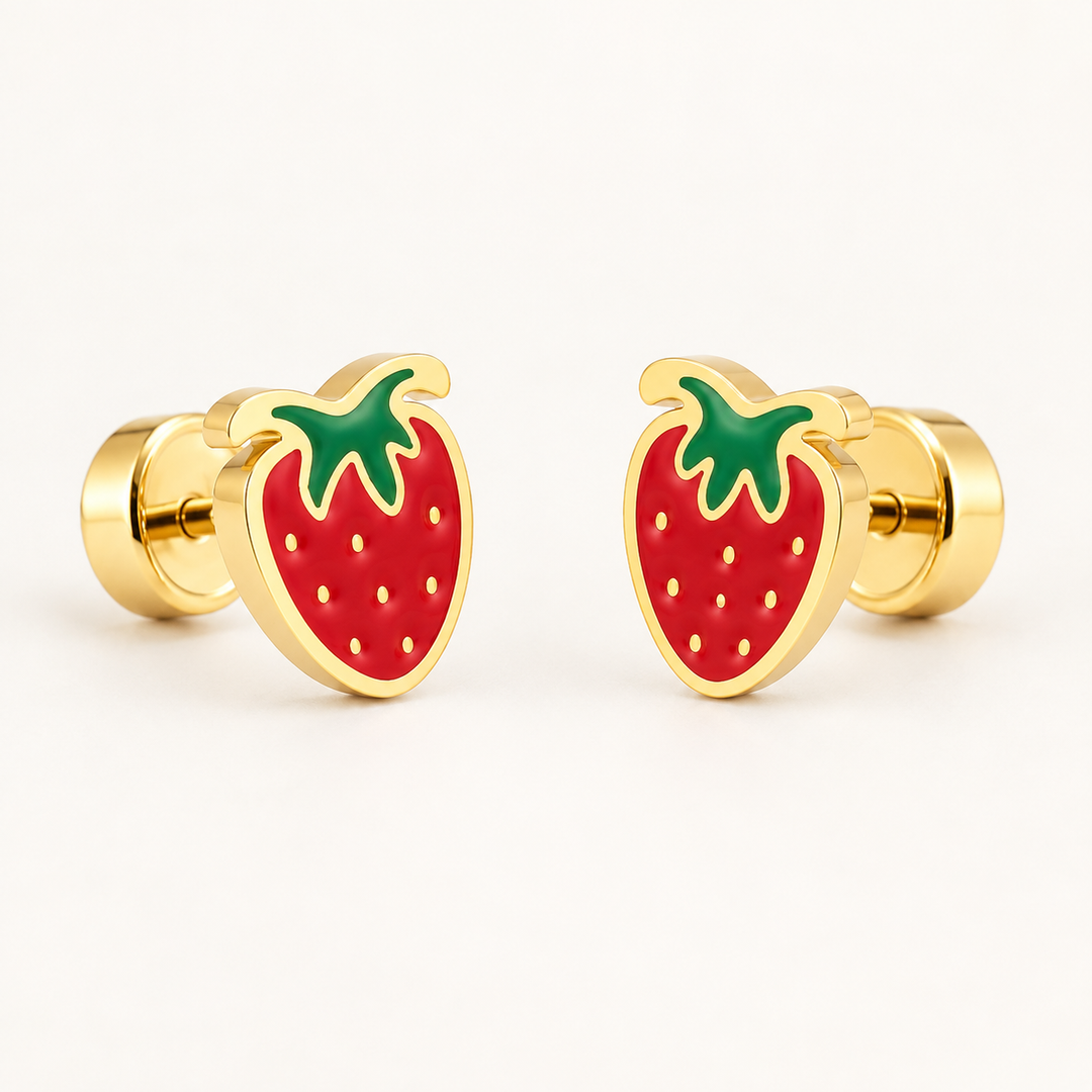 Strawberry Stud Earrings