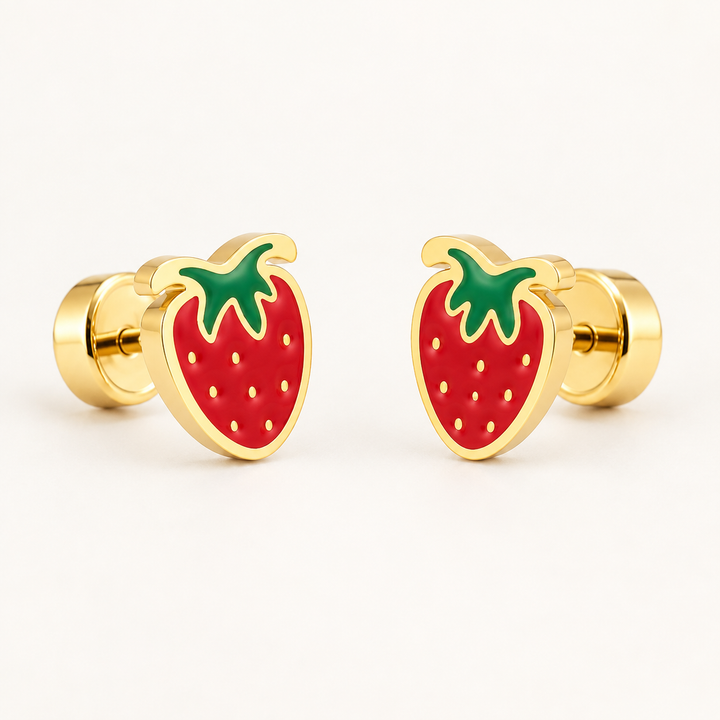Strawberry Stud Earrings
