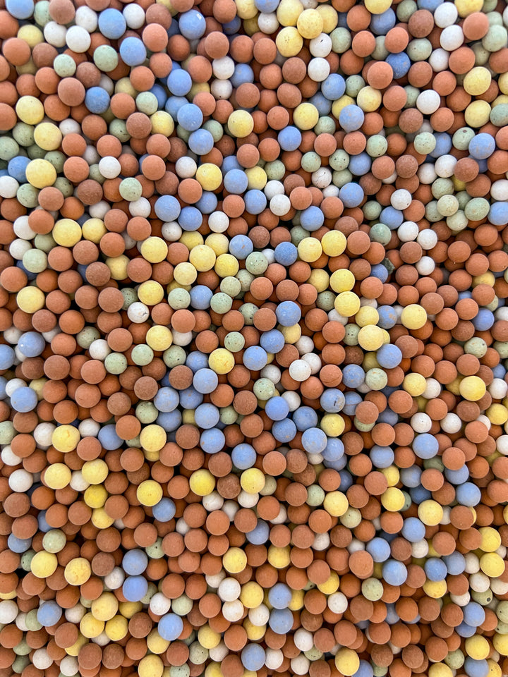 Ceramsite Pebbles (Rainbow Mini Leca) - 4lbs