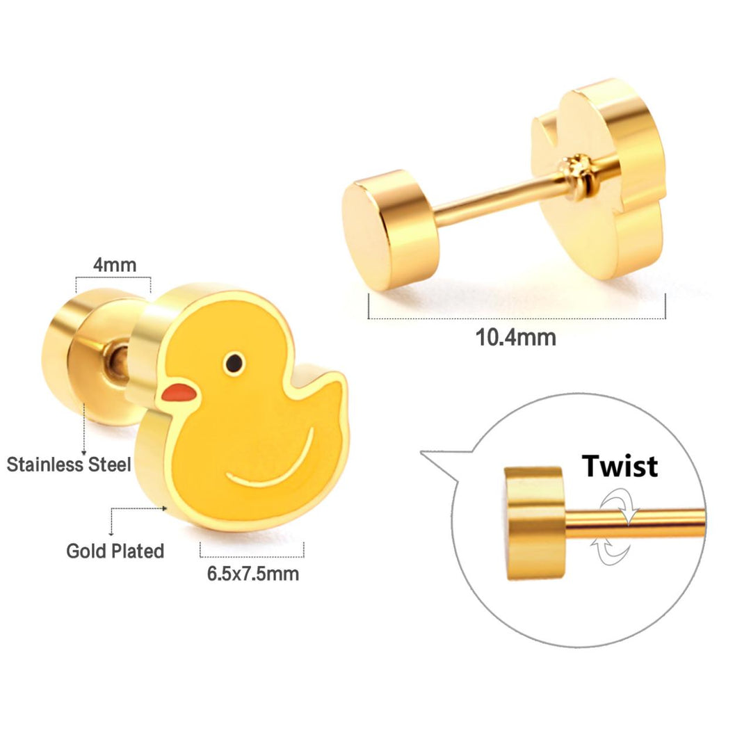 Duck Stud Earrings