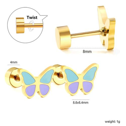 Butterfly Stud Earrings