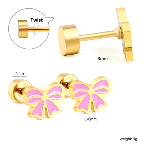 Bow Stud Earrings