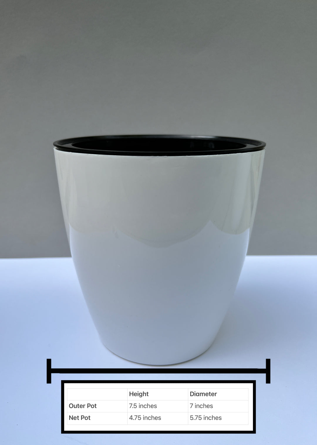 Self-Watering Pots  (7.5 inch)
